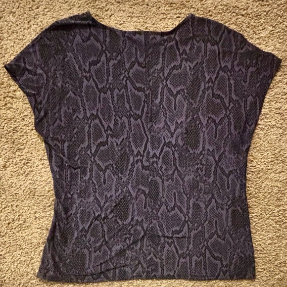 Jennifer Lopez Woman XXL Purple Snake Skin Crisscross design Great Condition - Picture 14 of 14